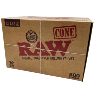 800x RAW PREROLLED KING SIZE CONE 109mm